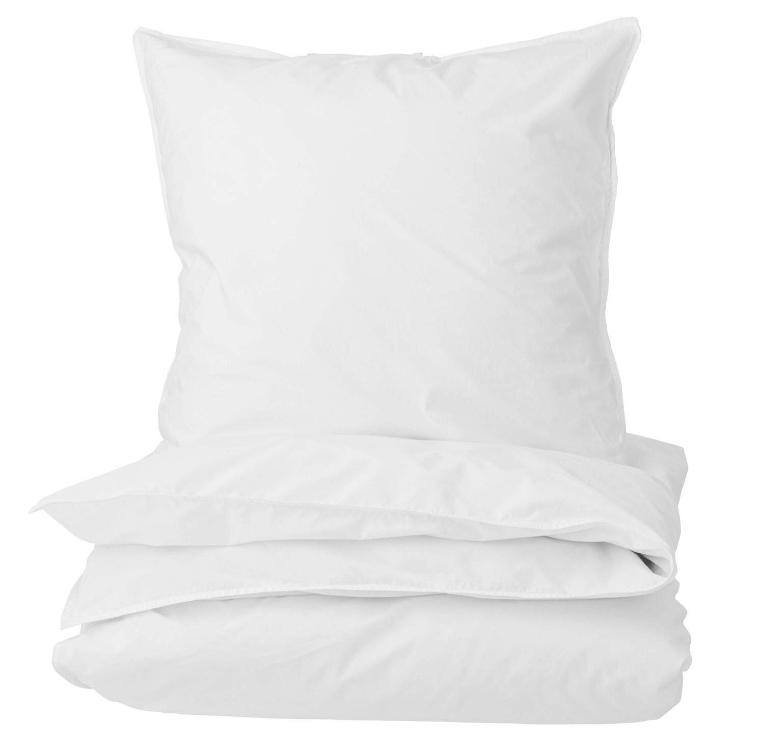 Curly Percale sengesæt - Hvid